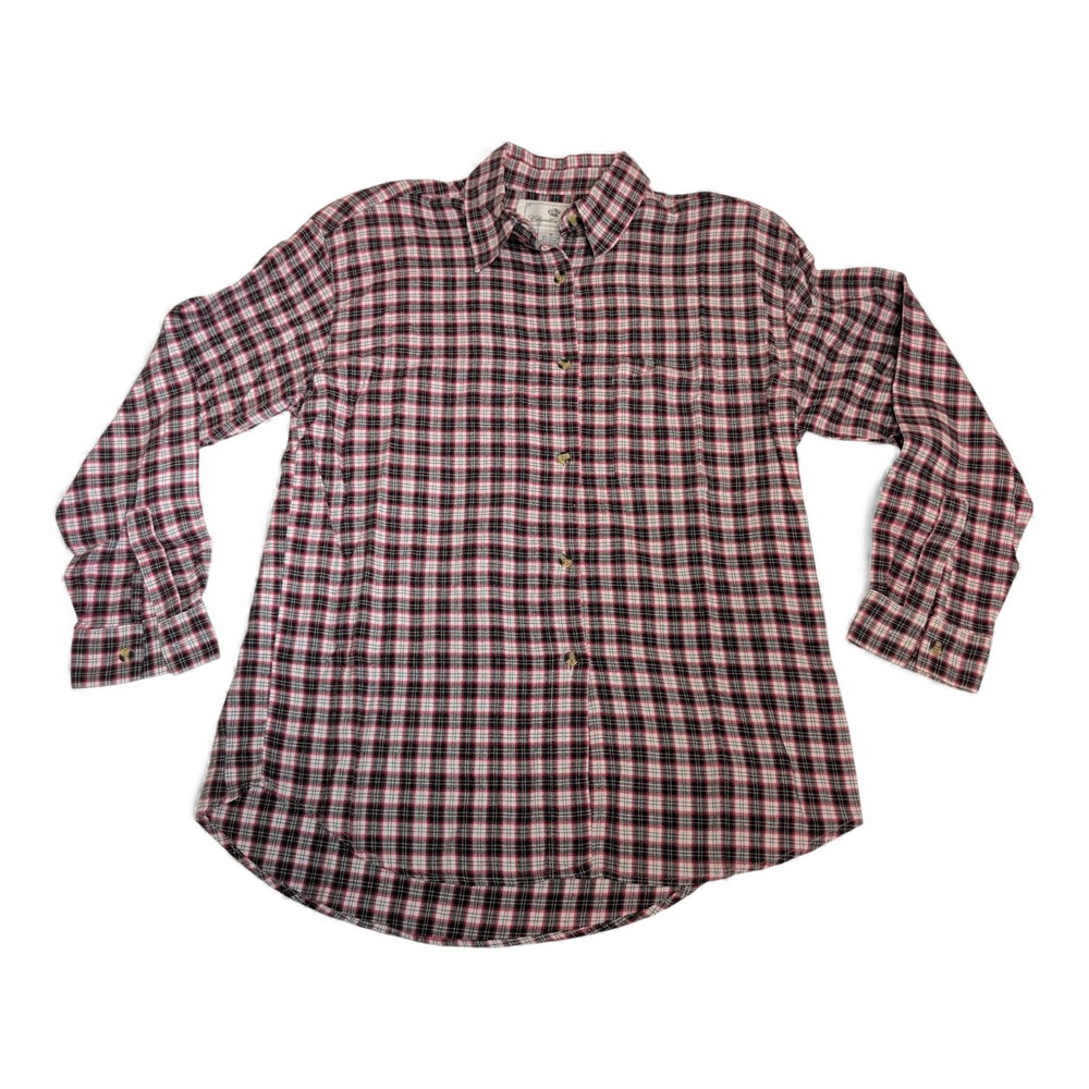 Chandler Hill Blue Plaid Button-Down‎ Shirt, Size M